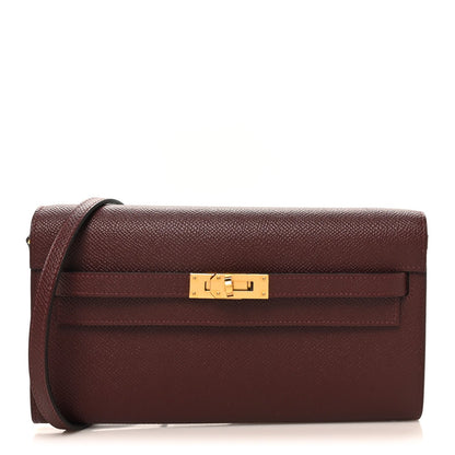 Epsom Kelly Wallet To Go Rouge Sellier