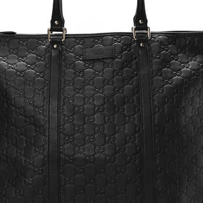 Guccissima Medium Joy Tote Bag Black