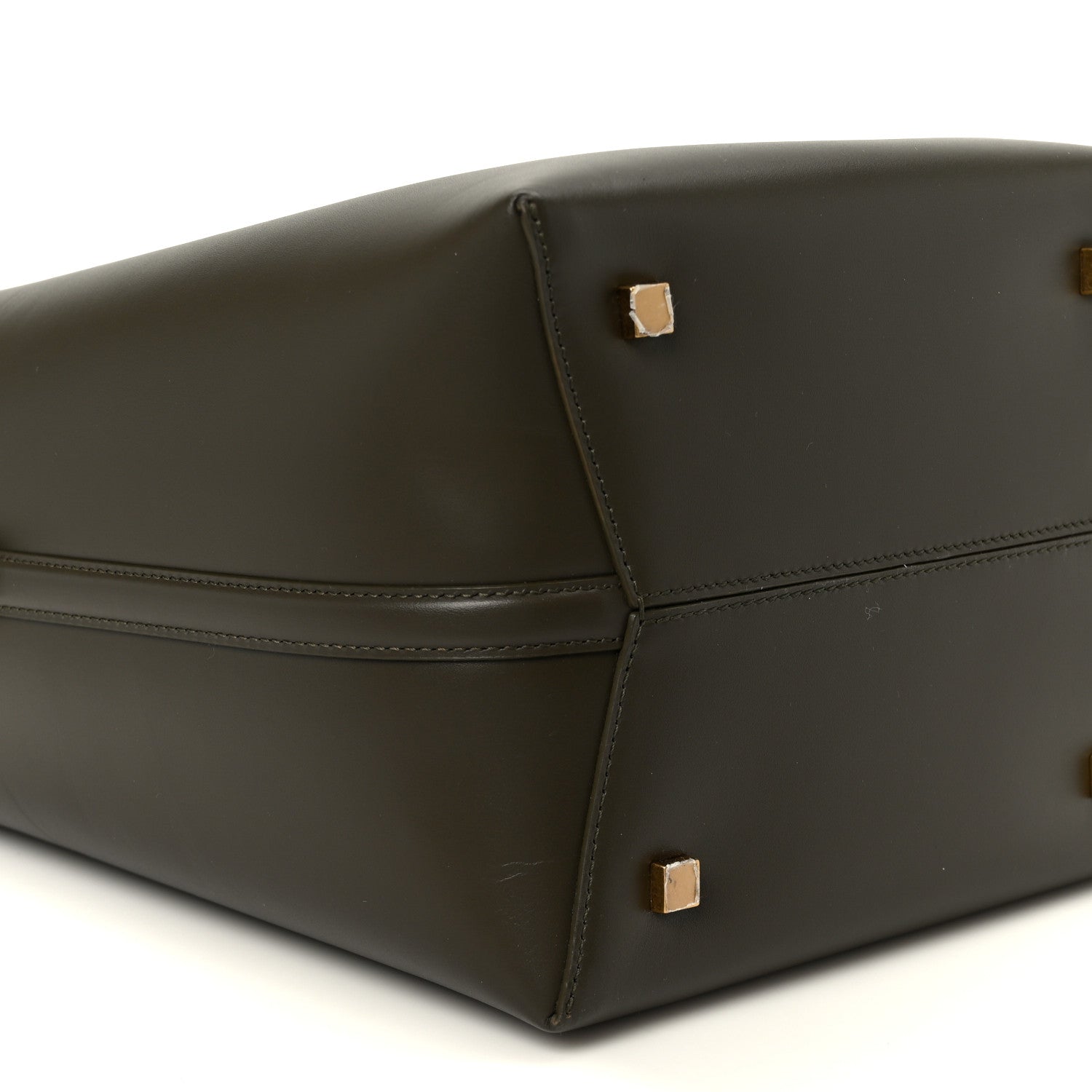 Shiny Calfskin Le 37 Bucket Bag Deep Musk