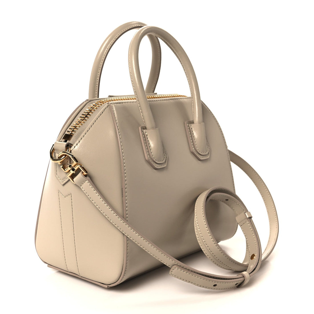 Smooth Calfskin Mini Antigona Beige Buff