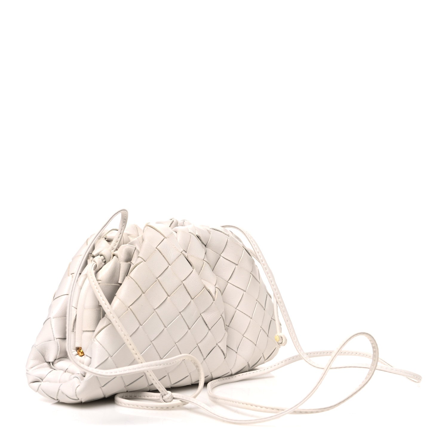 Nappa Intrecciato The Mini Pouch Chalk