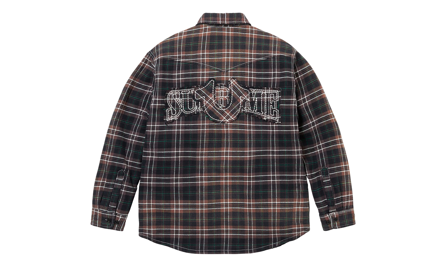 True Religion Quilted Lined Plaid Flannel "FW25 - Black" SU27089