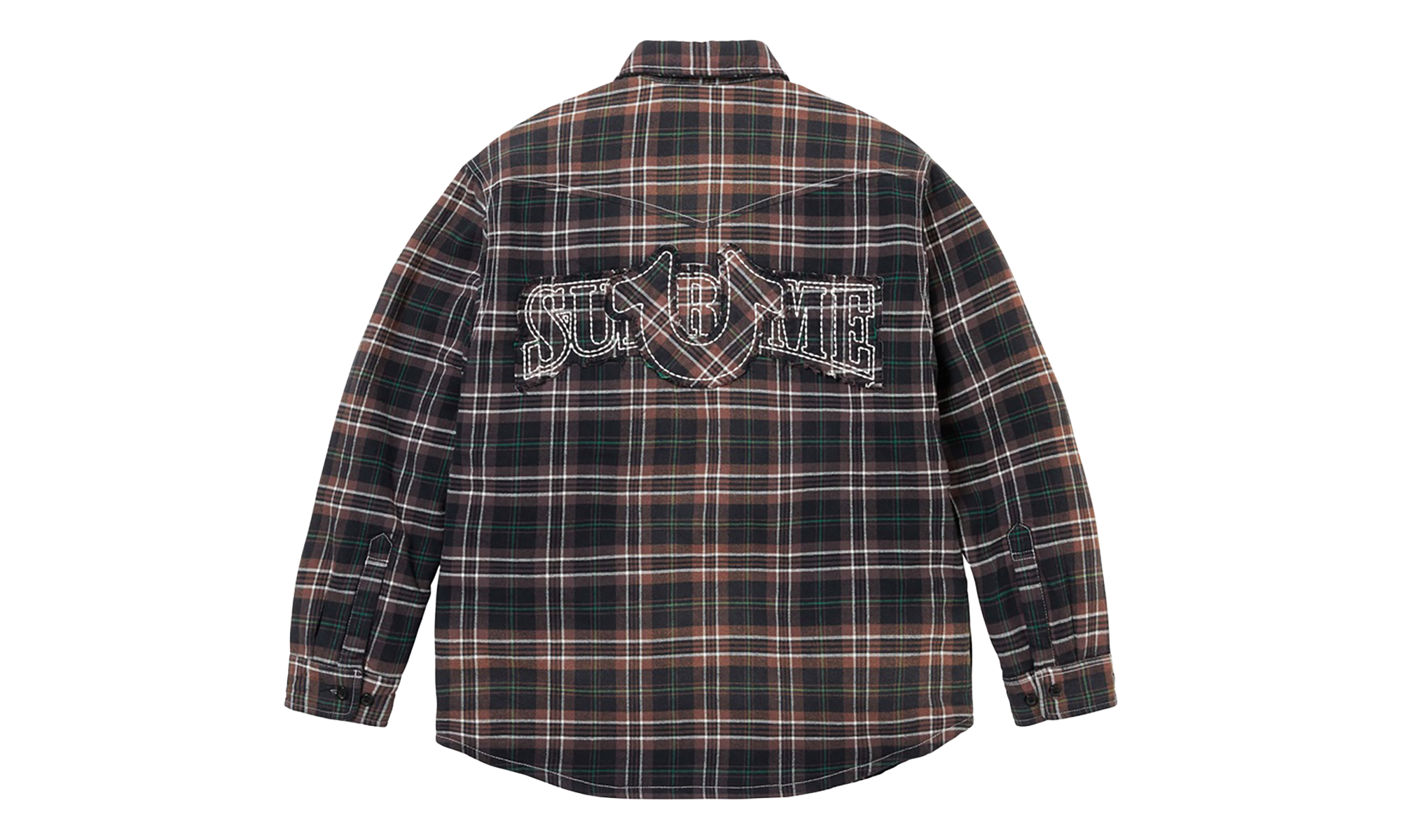 True Religion Quilted Lined Plaid Flannel "FW25 - Black" SU27089