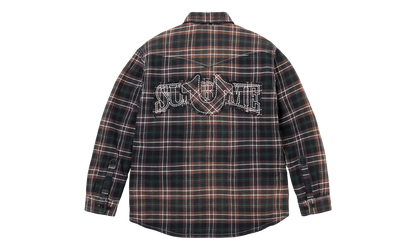 True Religion Quilted Lined Plaid Flannel "FW25 - Black" SU27089