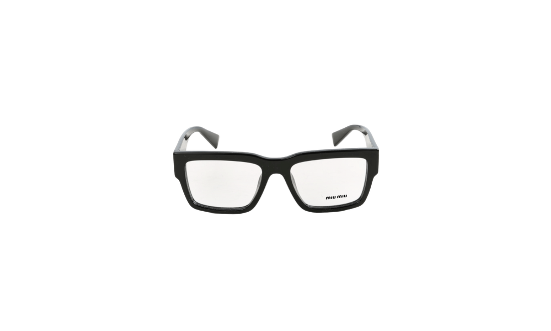 02XV Framed Clear Glasses WMNS "Black" 0MU 02XV 1AB1O1