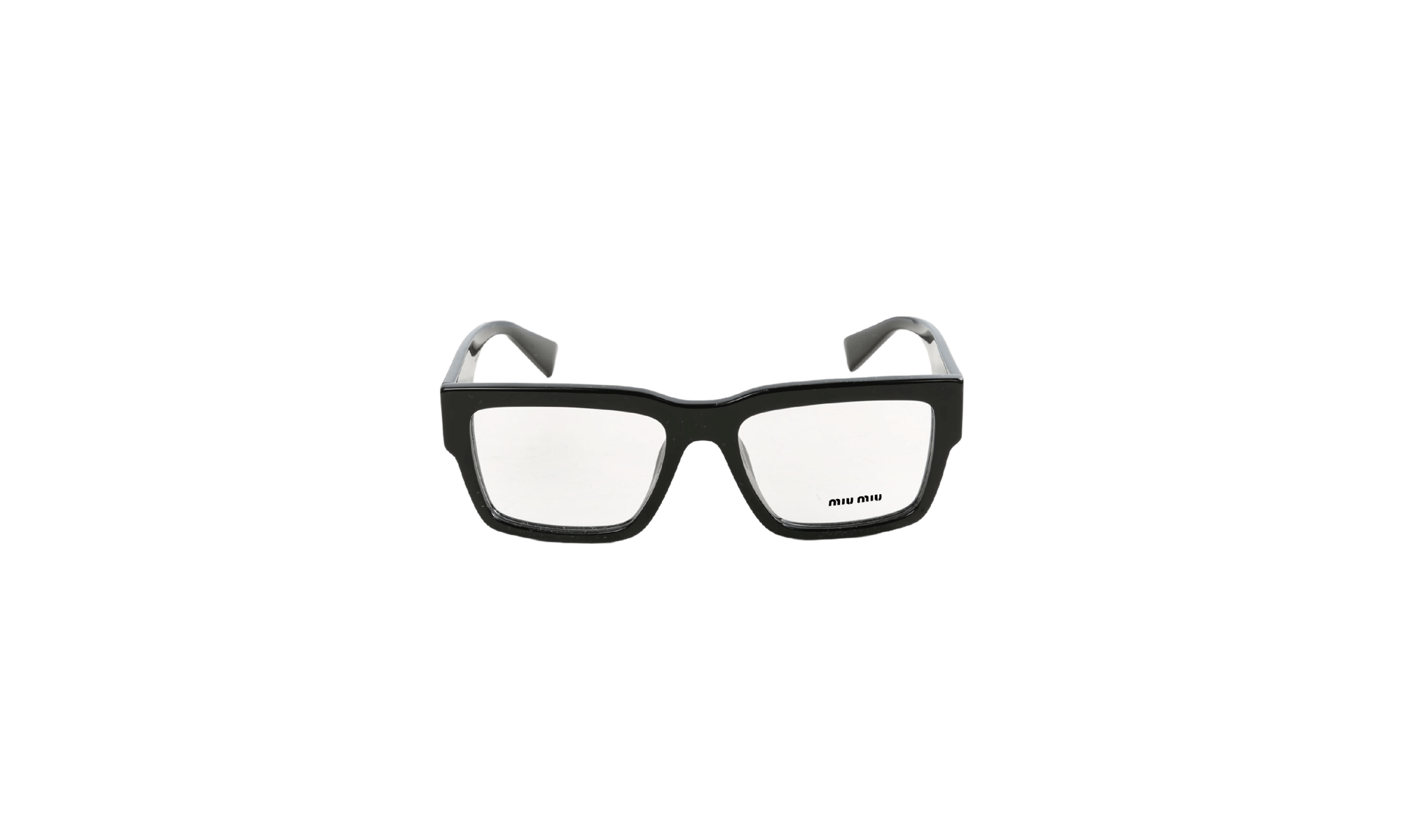 02XV Framed Clear Glasses WMNS "Black" 0MU 02XV 1AB1O1
