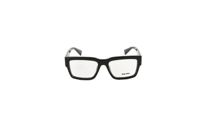 02XV Framed Clear Glasses WMNS "Black" 0MU 02XV 1AB1O1