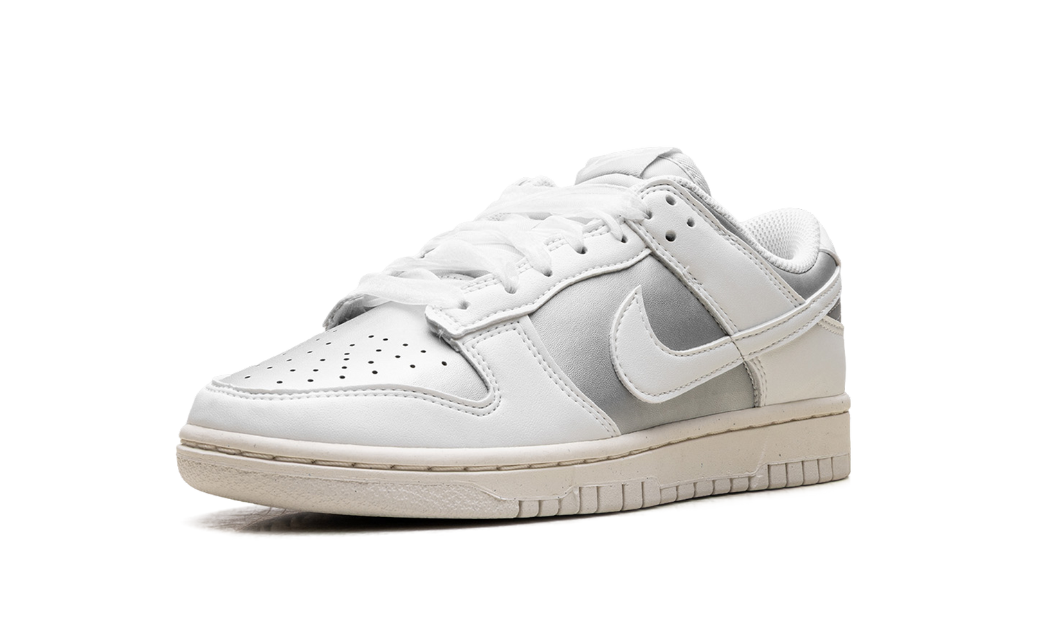 Dunk Low Next Nature WMNS "Sheer Lace Pack - Metallic Platinum" IB7311 001