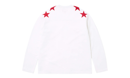 Playboy® L/S Football Top "SS26 - White" SU27097