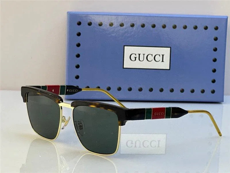 GUCCI Rectangular Unisex GG 0605O Sunglasses  ✨
