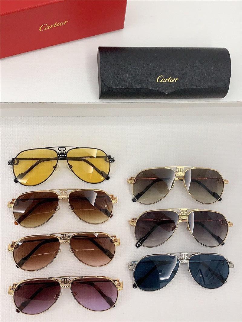 Cartier Santos Vendome Diamond Vintage Style Sunglasses 62mm 💎