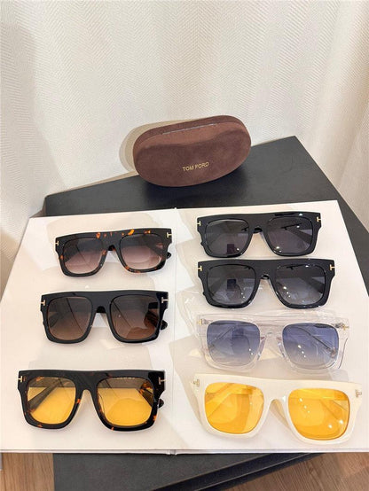 TOM FORD FAUSTO TF0711 Rectangular Sunglasses ✨