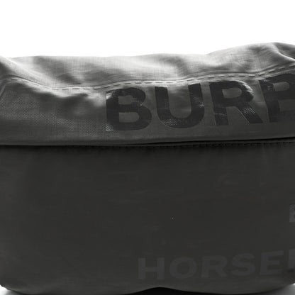Econyl Horseferry Print Sonny Bum Bag Dark Grey
