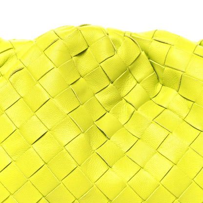 Nappa Maxi Intrecciato Teen Pouch Acid Kiwi