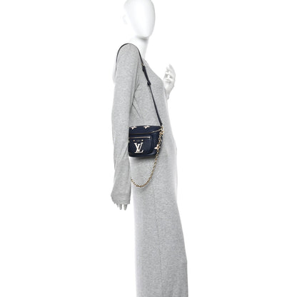 Empreinte Monogram Giant Mini By The Pool Bumbag Blue Beige