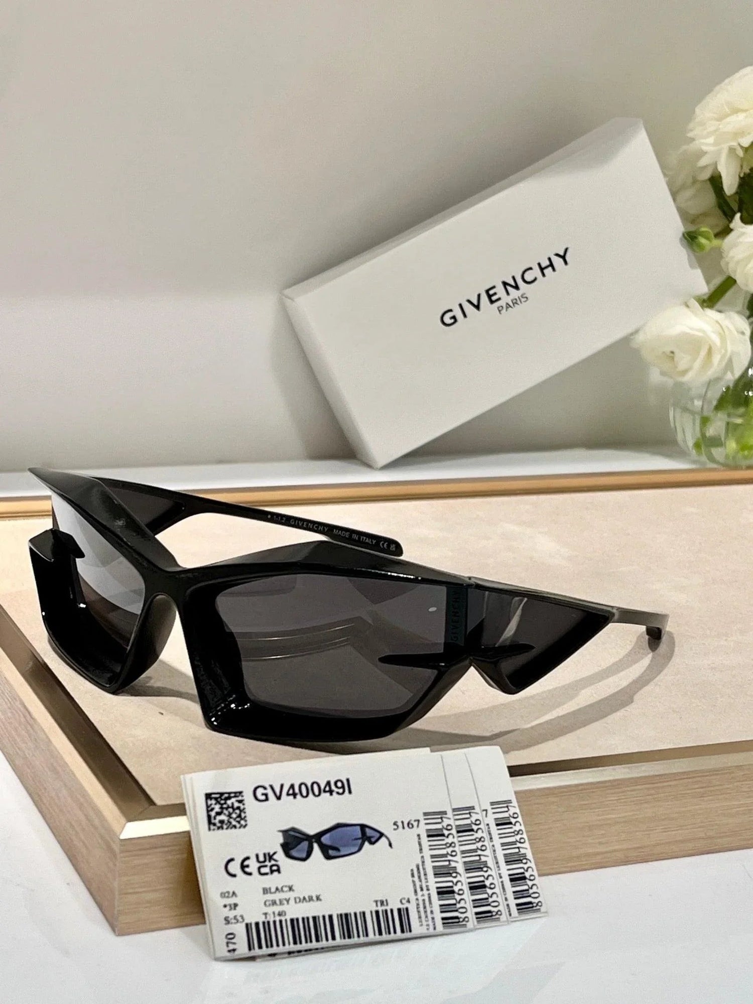 GIVENCHY GV 40049I 02A MASK Sunglasses -  8 Colors✨