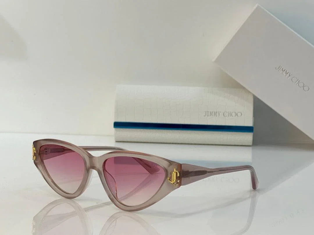 2024 Jimmy Choo JC5019 Cat Eye Sunglasses with Glitter women&