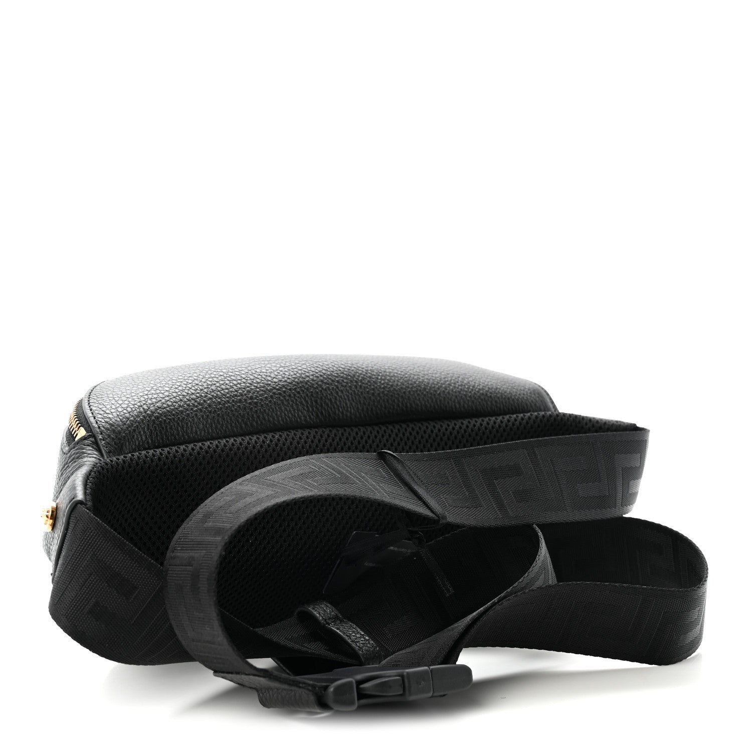 Grained Calfskin Vanitas Medea Belt Bag Black