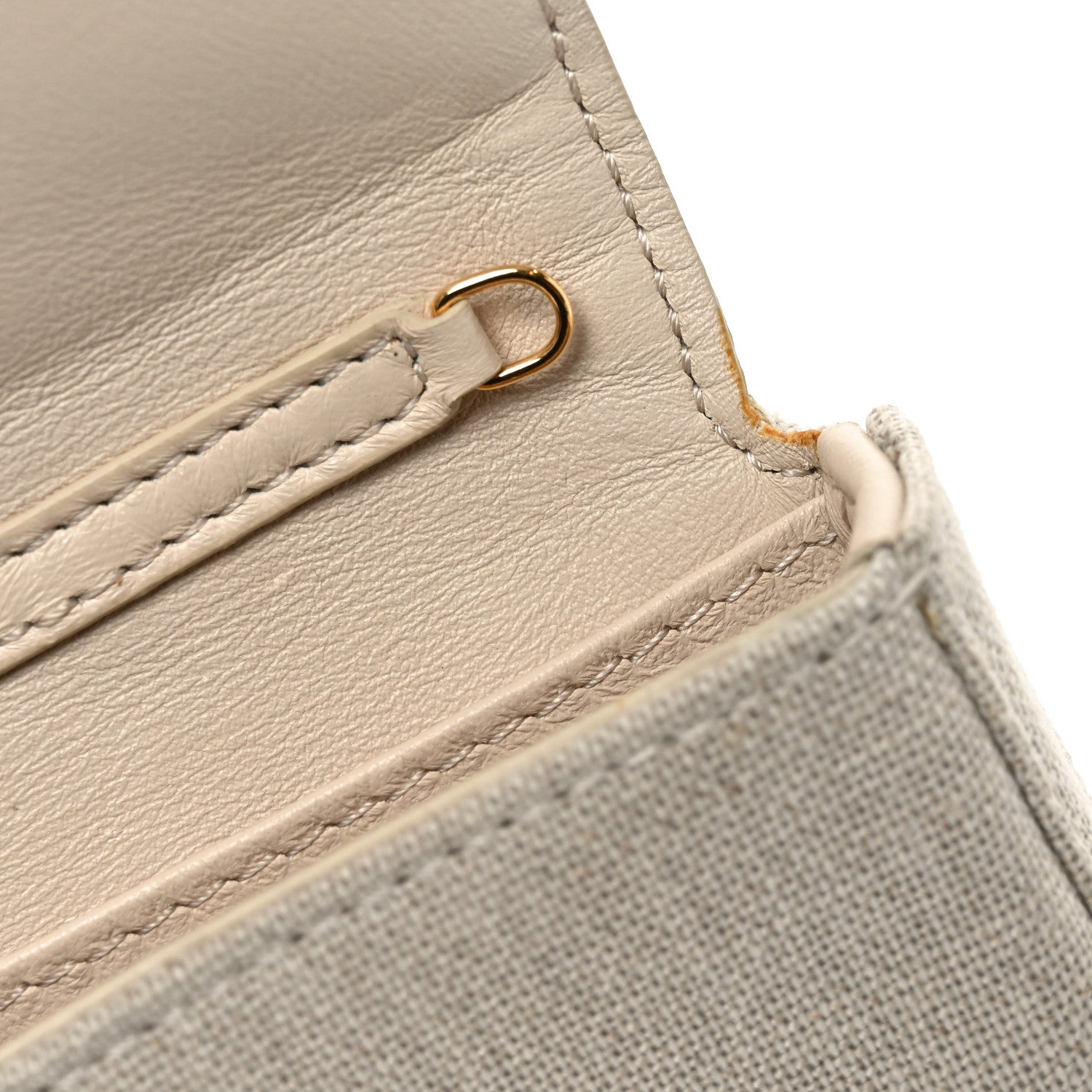 Kuban Canvas FF Embroidered Nano Baguette Charm Grezzo Multicolor