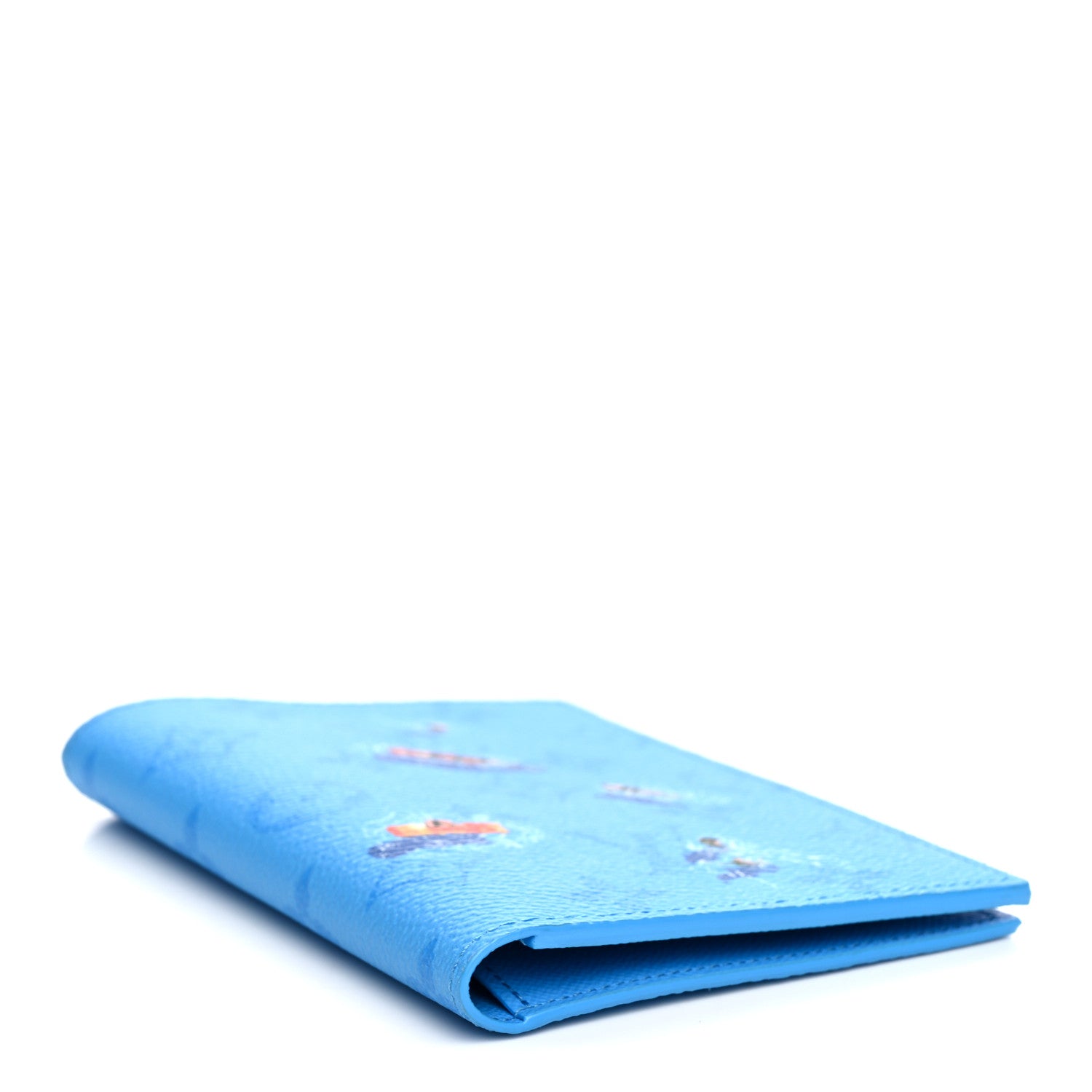 Monogram Sports Passport Cover Pool Blue