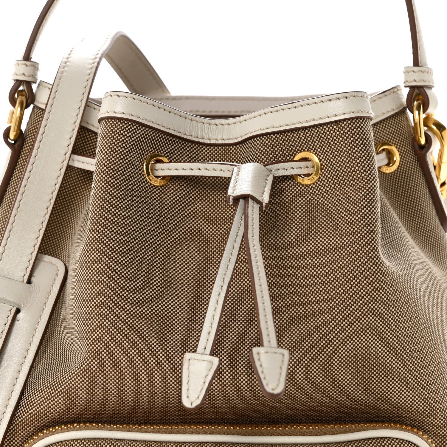 Jacquard Logo Mini Bucket Crossbody Bag Corda Talco