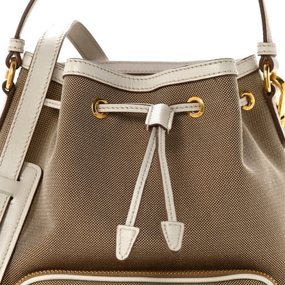 Jacquard Logo Mini Bucket Crossbody Bag Corda Talco