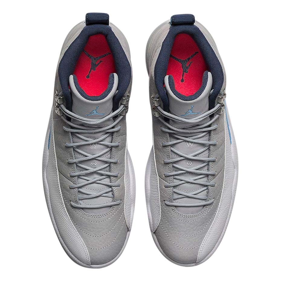 Jordan 12 Grey University Blue