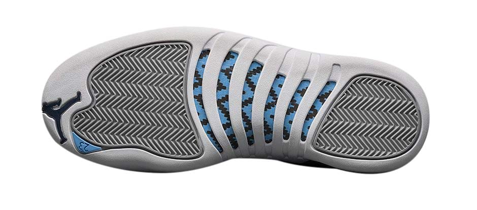 Jordan 12 Grey University Blue