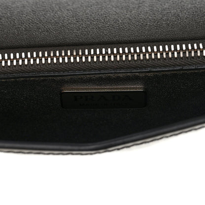 Spazzolato Flap Slide Chain Shoulder Bag Argento Argento