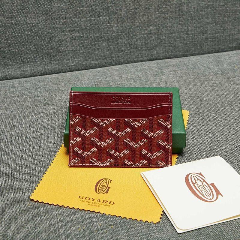 Goyard Saint-Sulpice Card Wallet In Goyardine Canvas ✨