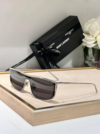 Saint Laurent SILVER-GOLD SL 605 LUNA’ Sunglasses✨