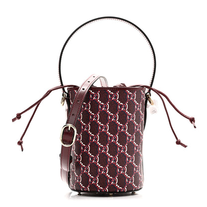 GG Shadow Monogram Mini Bucket Bag Rosso Ancora Red Rosso Ancora Red