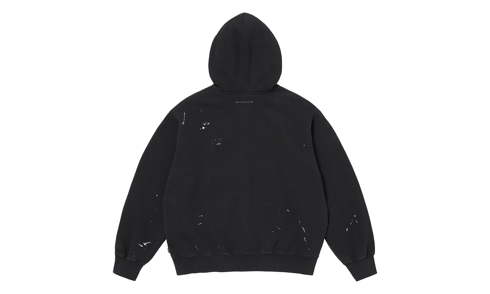 MM6 Maison Margiela Box Logo Zip Up Sweatshirt "SS26 - Black" SU27169