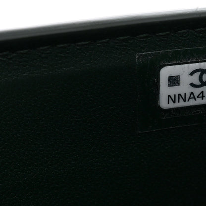 Calfskin Crocodile Embossed Crococo Passport Holder Emerald