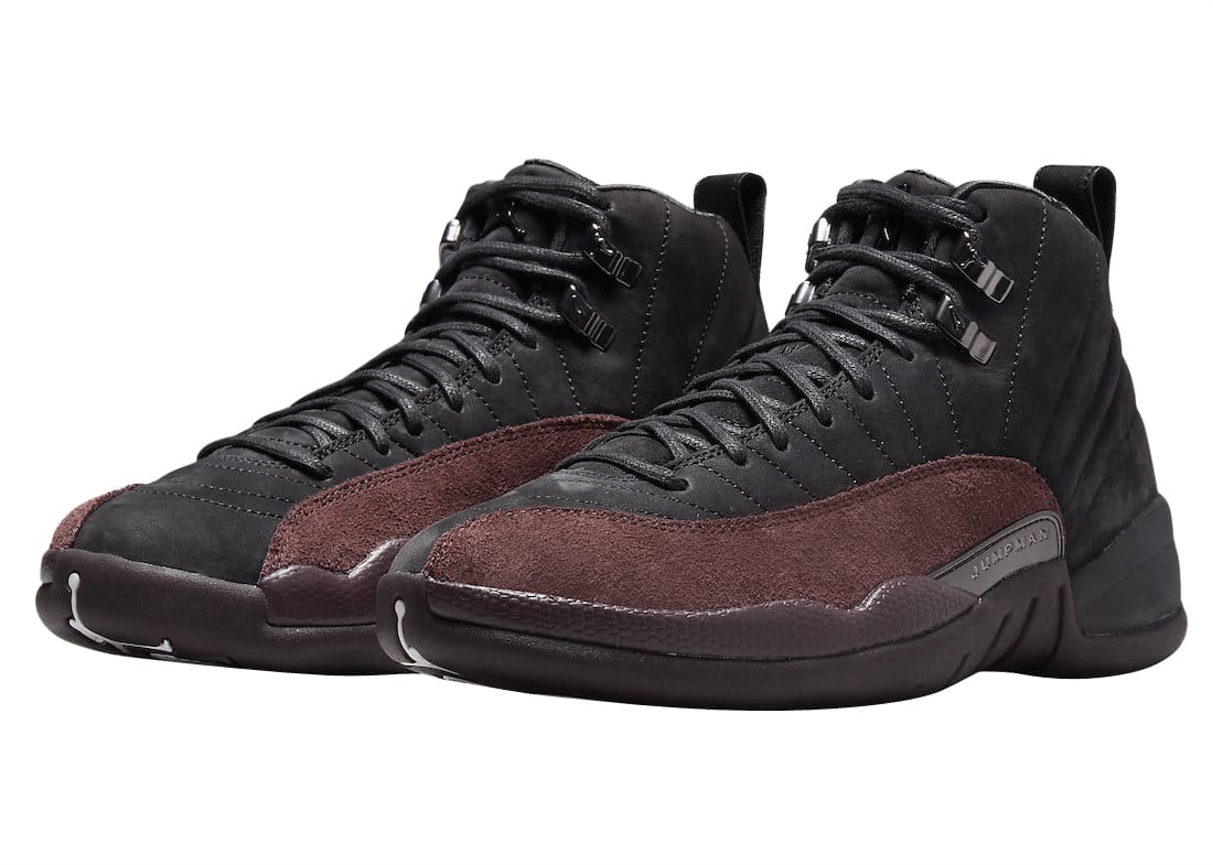 A Ma Maniére x Jordan 12 WMNS Black Burgundy Crush