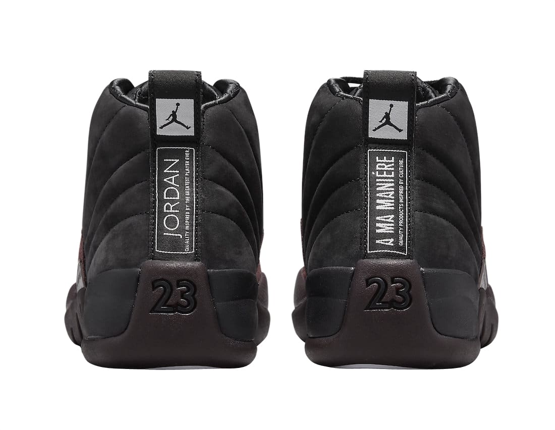 A Ma Maniére x Jordan 12 WMNS Black Burgundy Crush