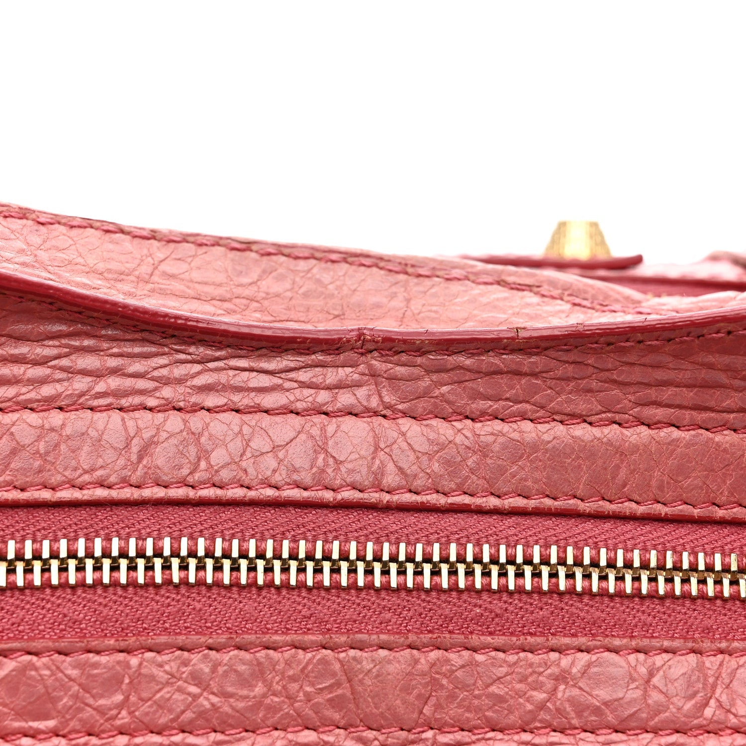 Agneau Giant 12 Gold Hardware Town Rose Bombon Raspberry