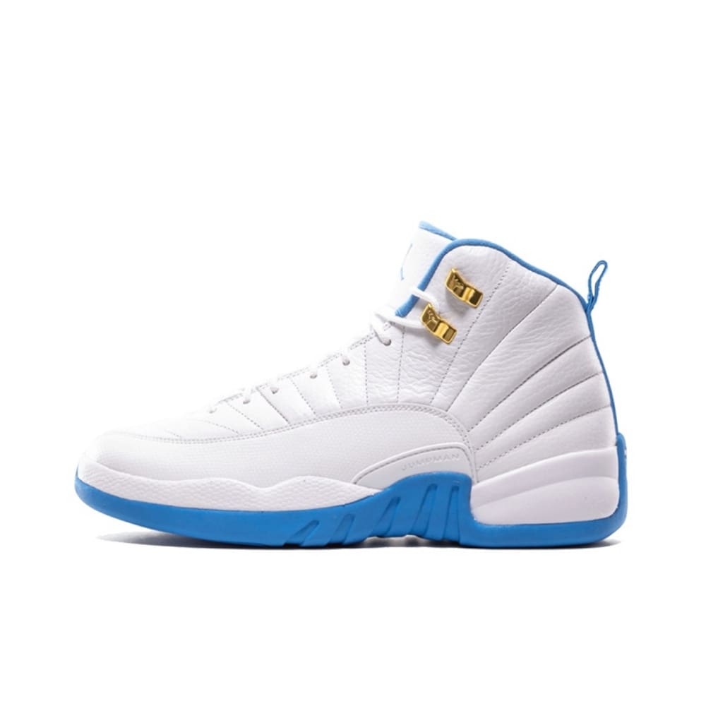 Jordan 12 Retro ‘UNC’ White/University Blue-Metallic Silver 308243-142 Main image