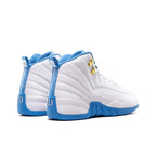 Jordan 12 Retro ‘UNC’ White/University Blue-Metallic Silver 308243-142