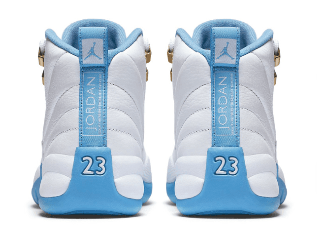 Jordan 12 Retro ‘UNC’ White/University Blue-Metallic Silver 308243-142