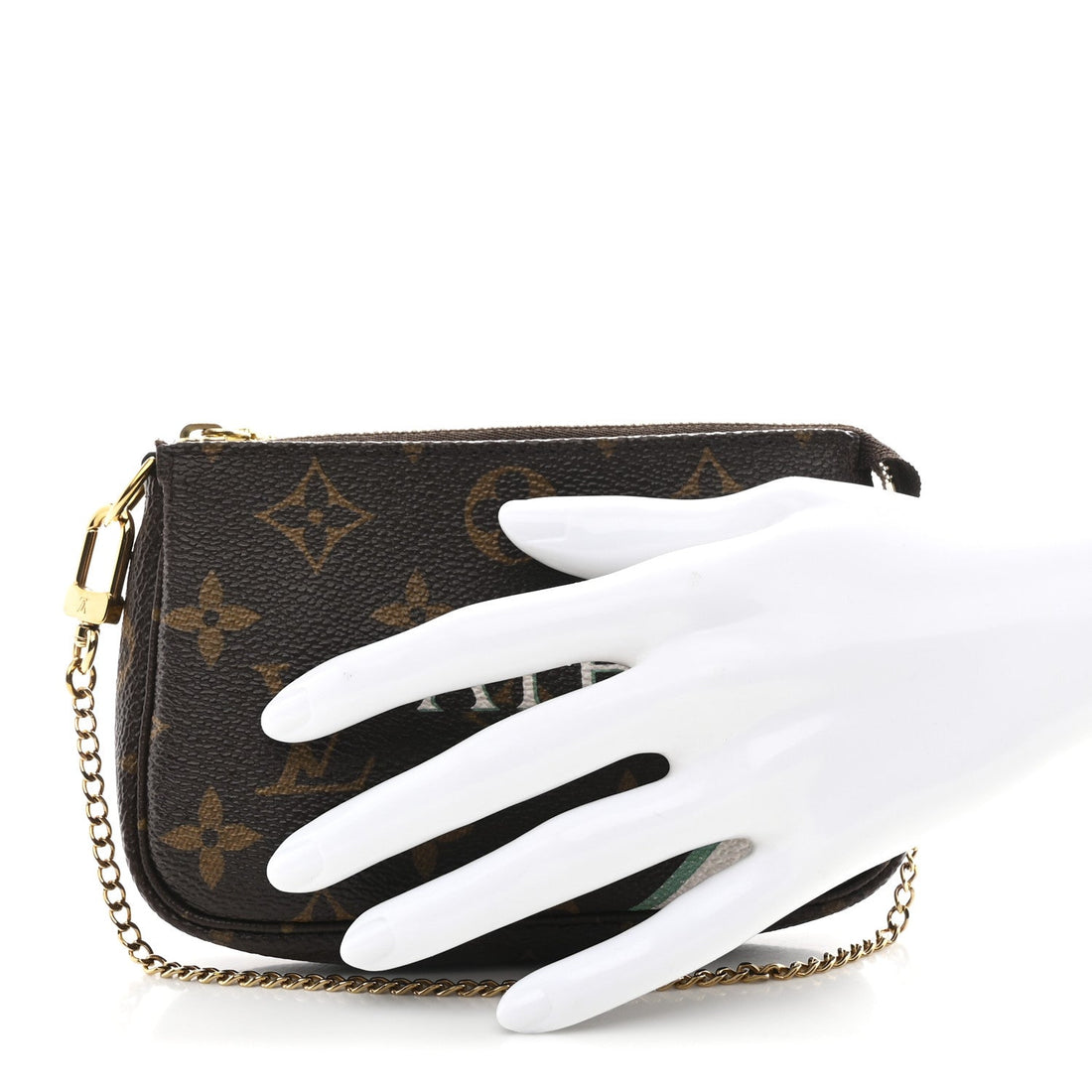 Monogram My LV Heritage Mini Pochette Accessories Ivory Vert Clair