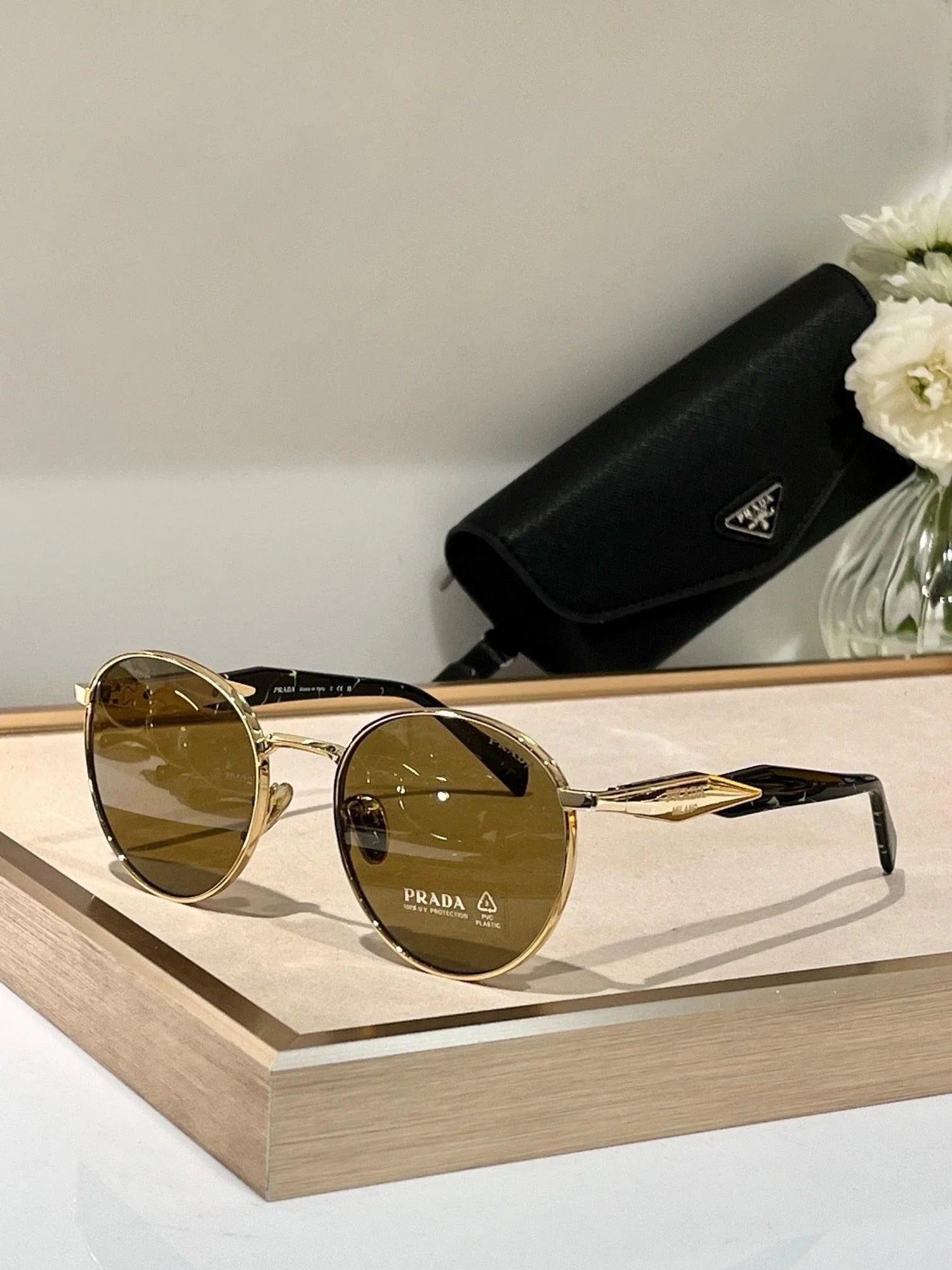 PRADA PR56ZS ZVN01T Sunglasses Unisex  🟥