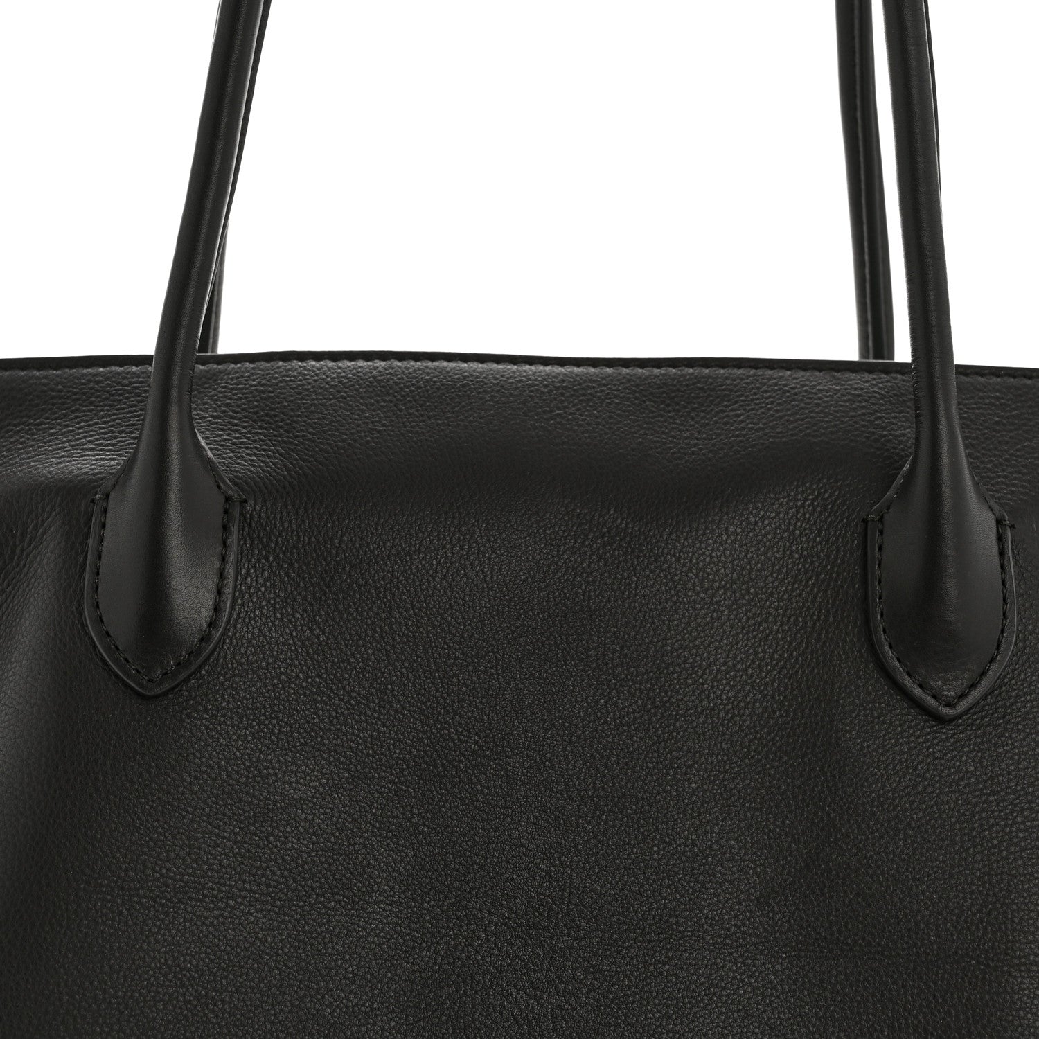 Grained Calfskin Terrasse Bag  Dark Brown