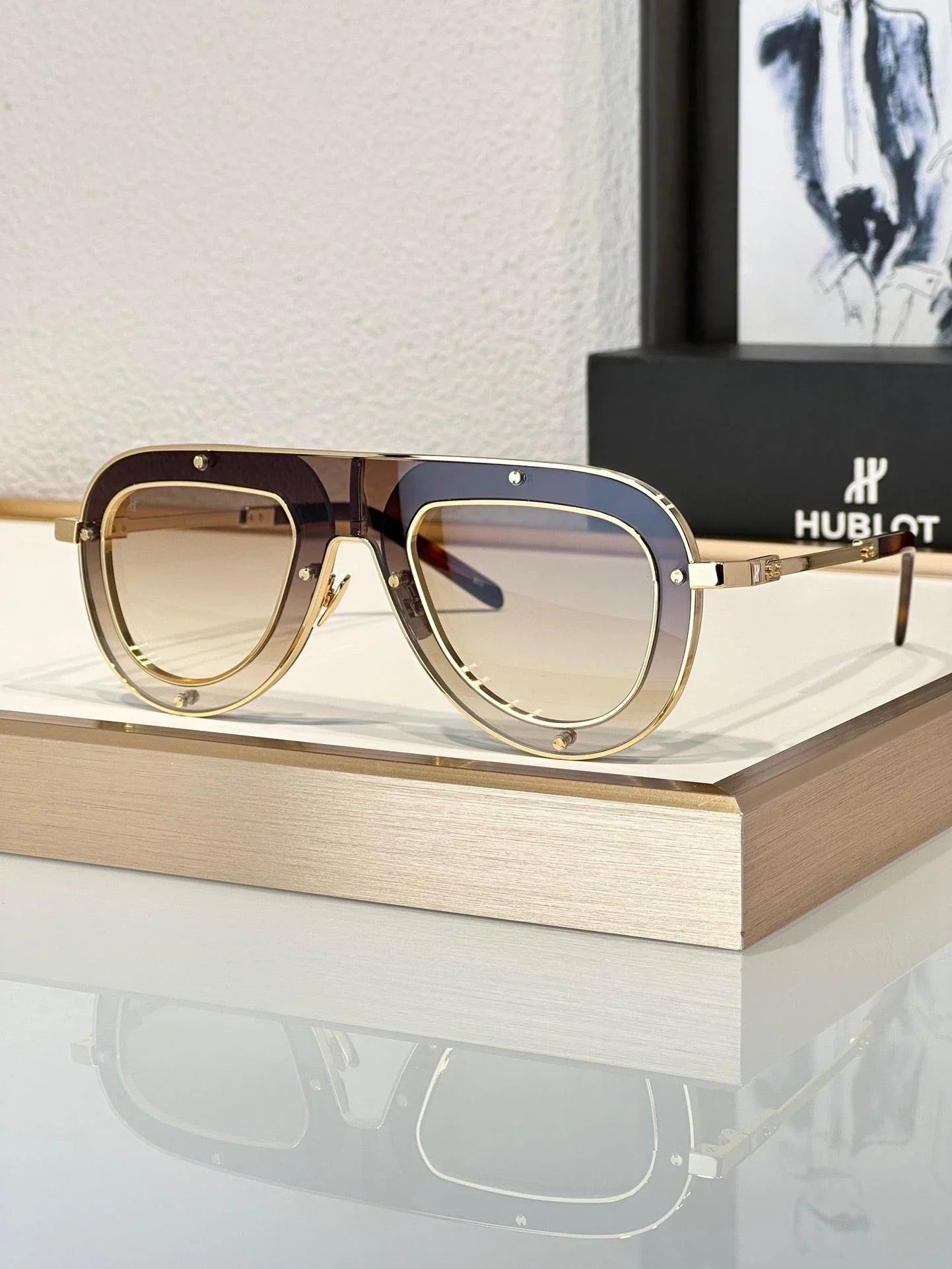 HUBLOT H096 POLARISED Light Mirror Zeiss Lenses🔱