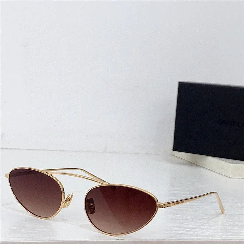 YSL 2024 Saint Laurent Women's Cat Eye SL-538 - 001 Sunglasses ✨