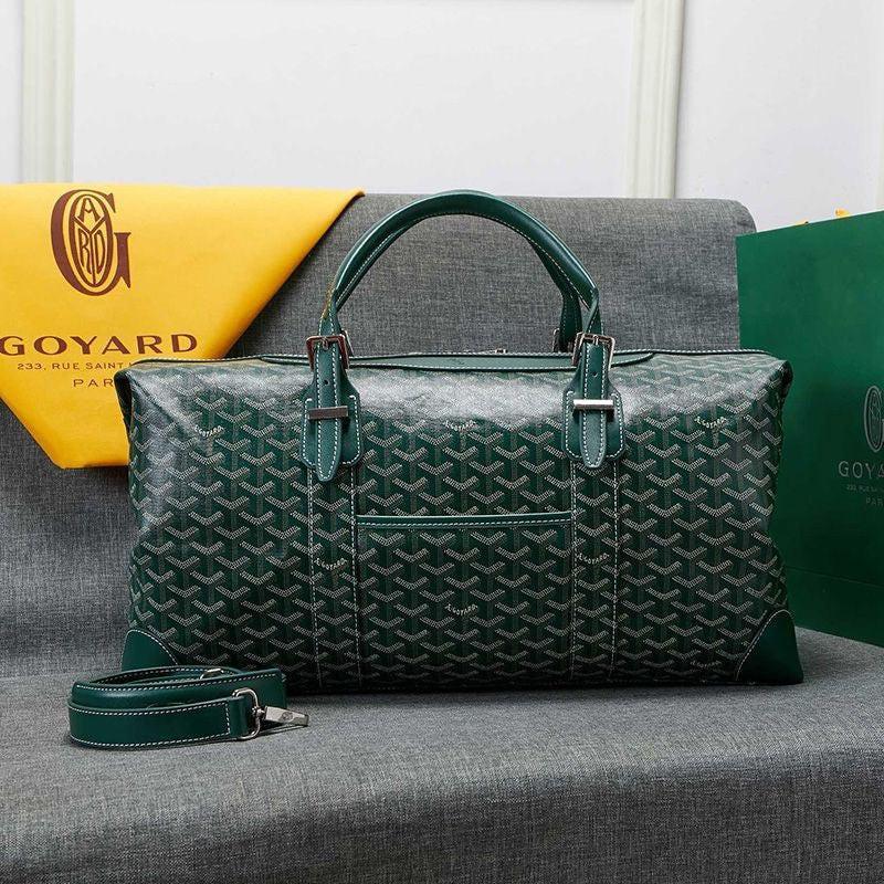 Goyard Boston 50 Bag In Goyardine Canvas Travel Bag Luggage ✨