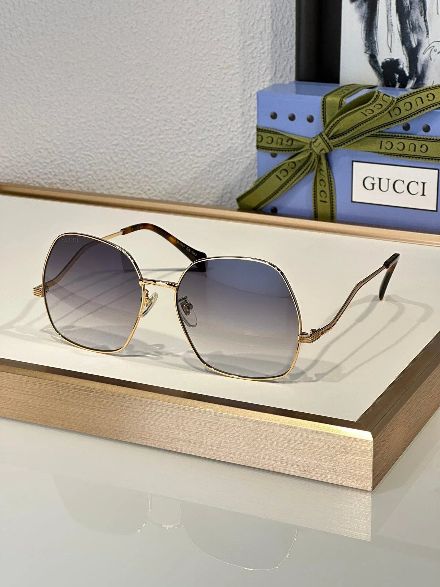 Gucci Over Size GG 0972S 2024 Women's Sunglasses ✨