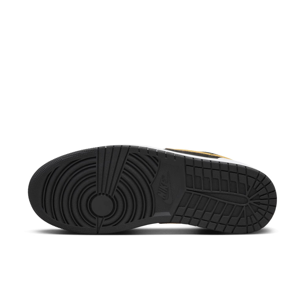 Air Jordan 1 Low ‘White Black Metallic Gold Swoosh’