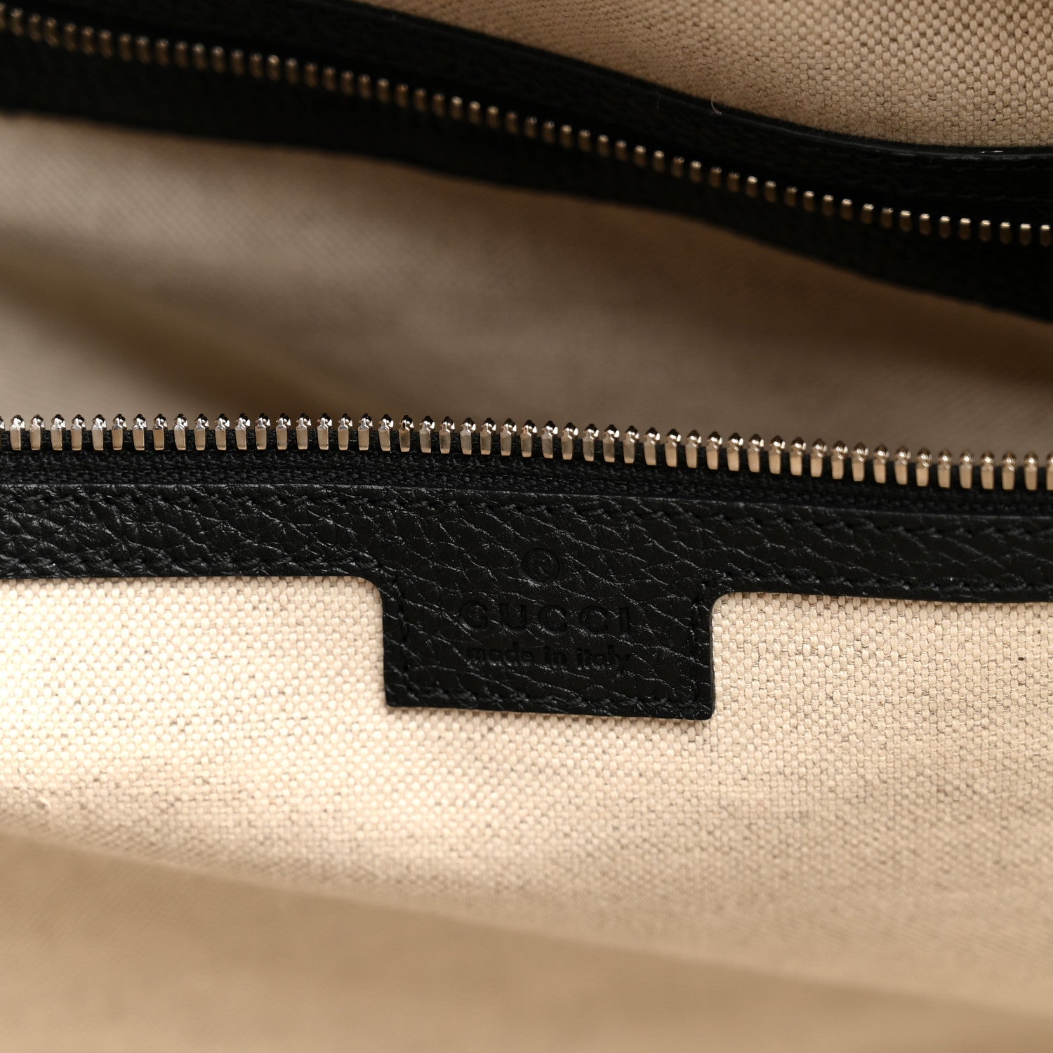Piuma Calfskin Jumbo GG Embossed Large Duffle Bag Black