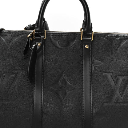 Empreinte Monogram Giant Keepall Bandouliere 45 Black Black